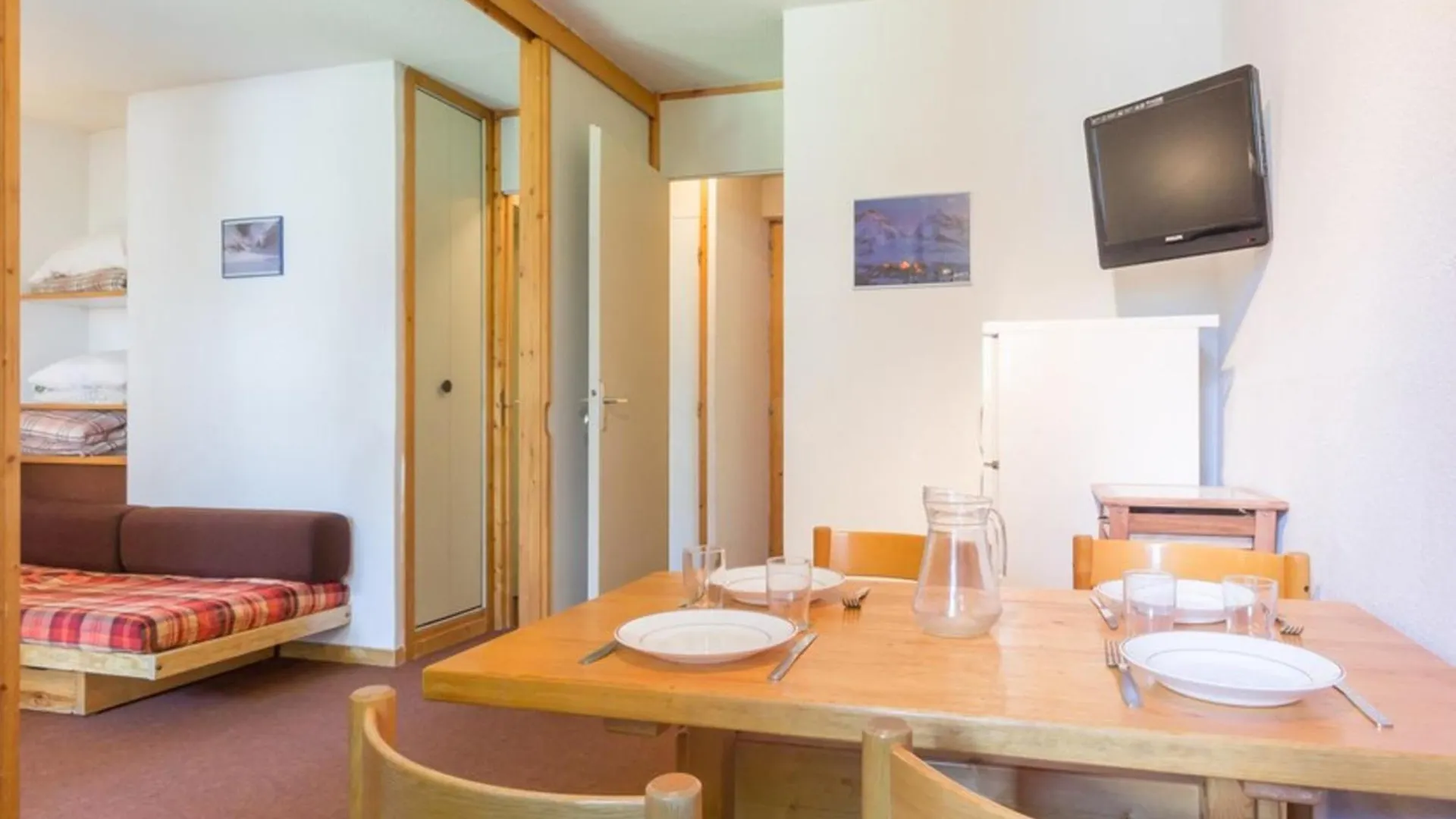 Studio Fonctionnel Avec Terrasse - Proche Pistes Et Centre Station - Casier A Skis - Animaux Admis - Fr-1-181-2541 La Plagne-Tarentaise Apartment